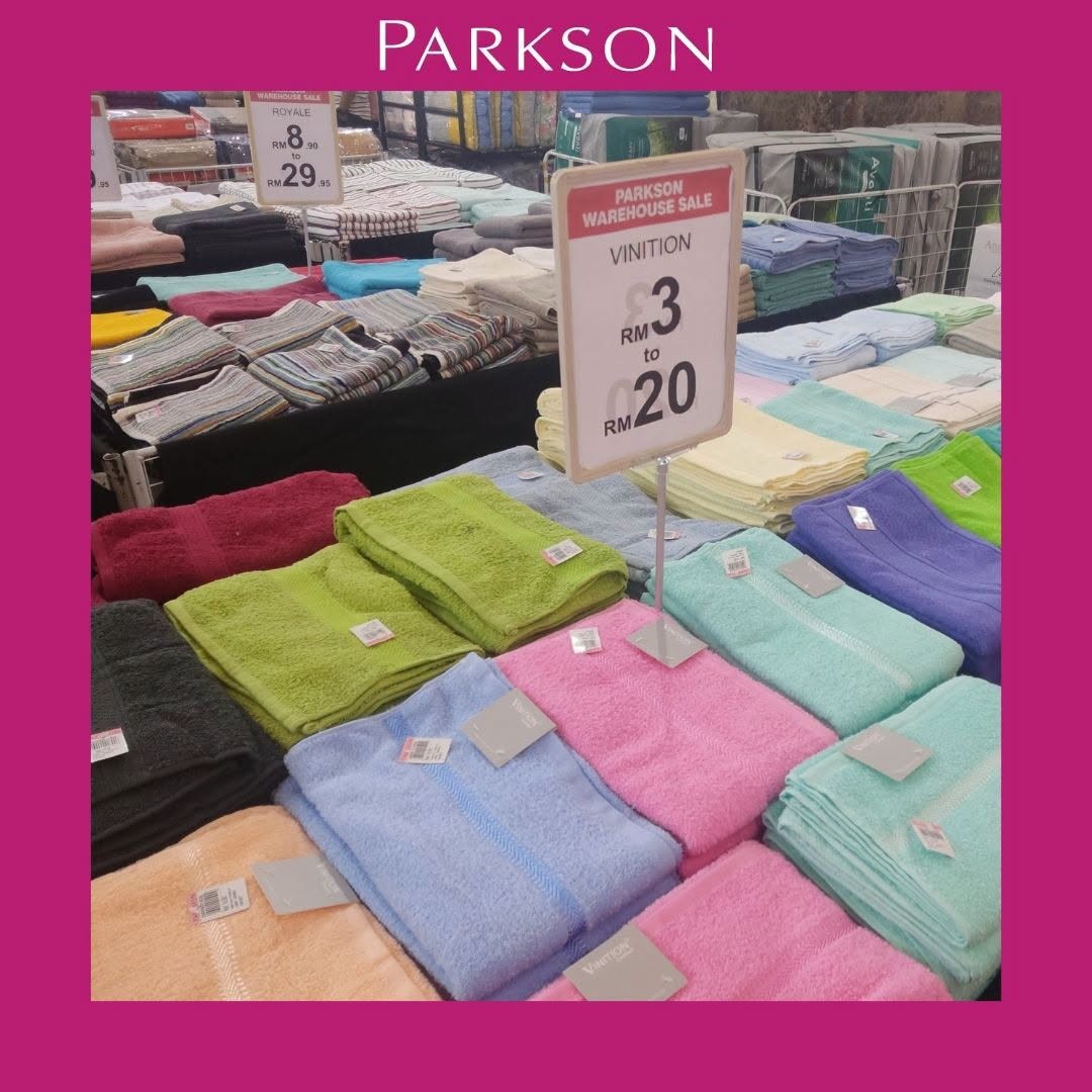 Parkson-Malaysia-Warehouse-Sale-with-Fashion-Babywear-Footwear-Home-Deals-17 7 October-1 November 2026: Parkson Malaysia: Warehouse Sale with Fashion, Babywear, Footwear & Home Deals from RM14 at 1Borneo