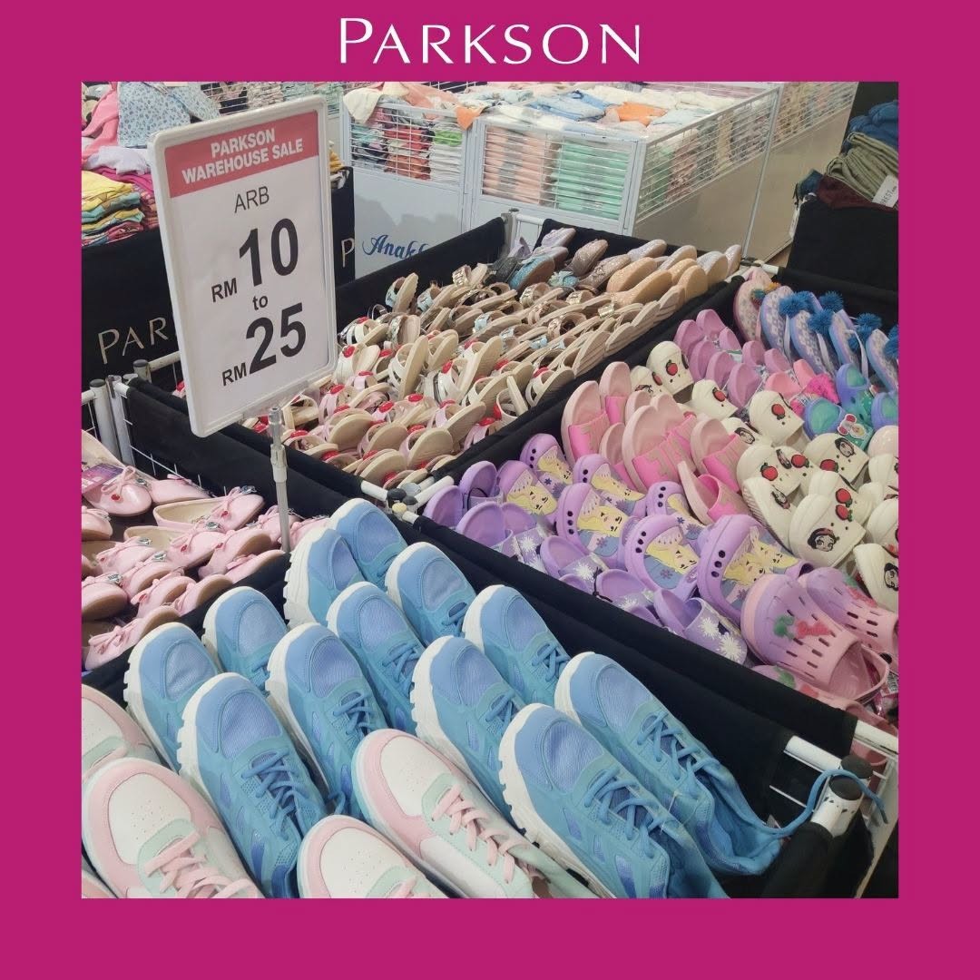 Parkson-Malaysia-Warehouse-Sale-with-Fashion-Babywear-Footwear-Home-Deals-20 7 October-1 November 2026: Parkson Malaysia: Warehouse Sale with Fashion, Babywear, Footwear & Home Deals from RM14 at 1Borneo