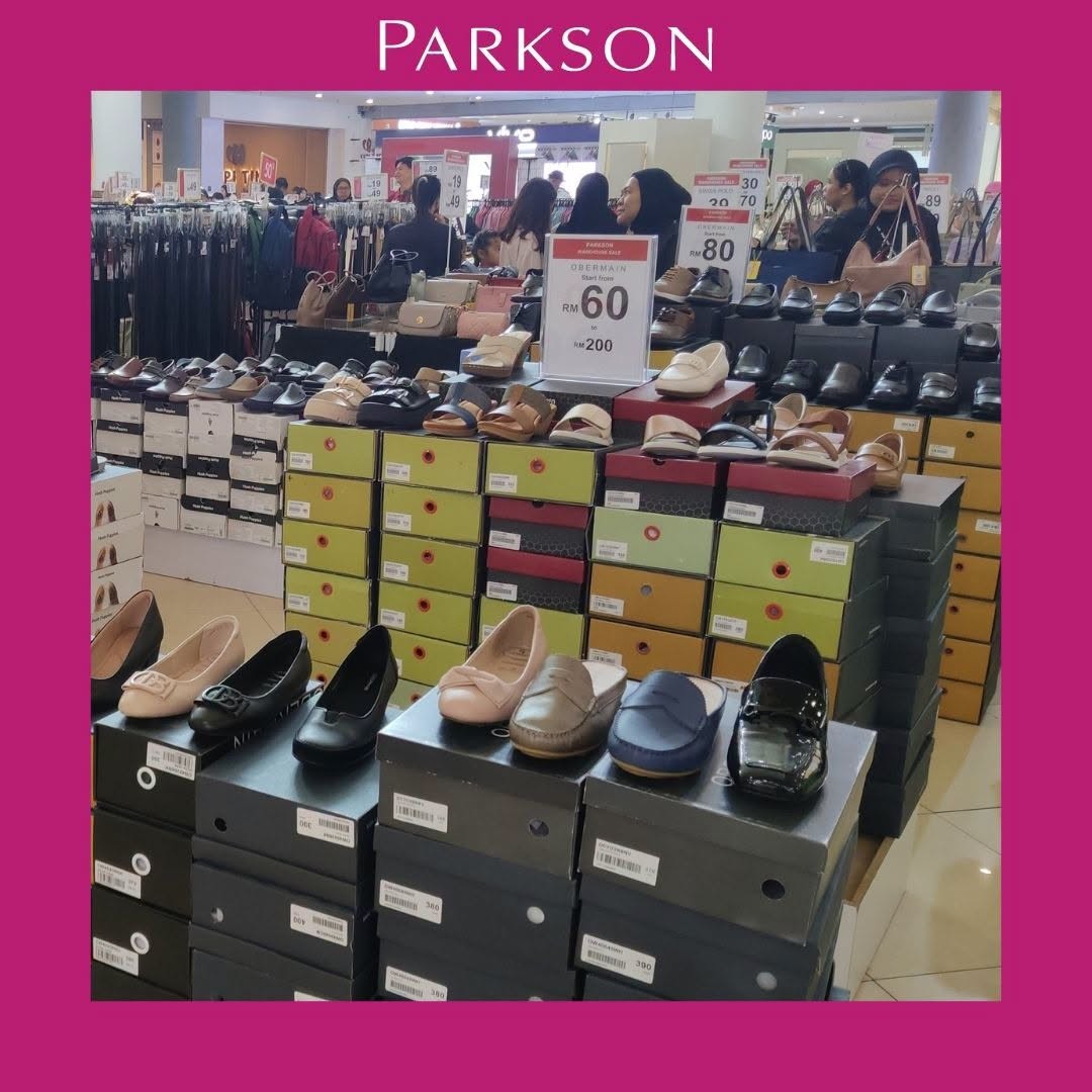 Parkson-Malaysia-Warehouse-Sale-with-Fashion-Babywear-Footwear-Home-Deals-5 7 October-1 November 2026: Parkson Malaysia: Warehouse Sale with Fashion, Babywear, Footwear & Home Deals from RM14 at 1Borneo