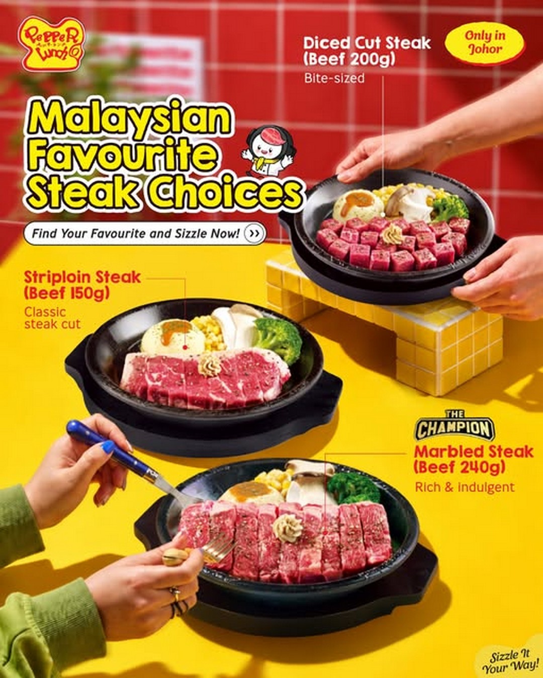 Pepper-Lunch-Malaysia-Steak-Promotion-at-Paradigm-Mall-JB 10 October 2026 onwards: Pepper Lunch Malaysia: Steak Promotion at Paradigm Mall JB – Choose Your Favourite Sizzling Beef Steak