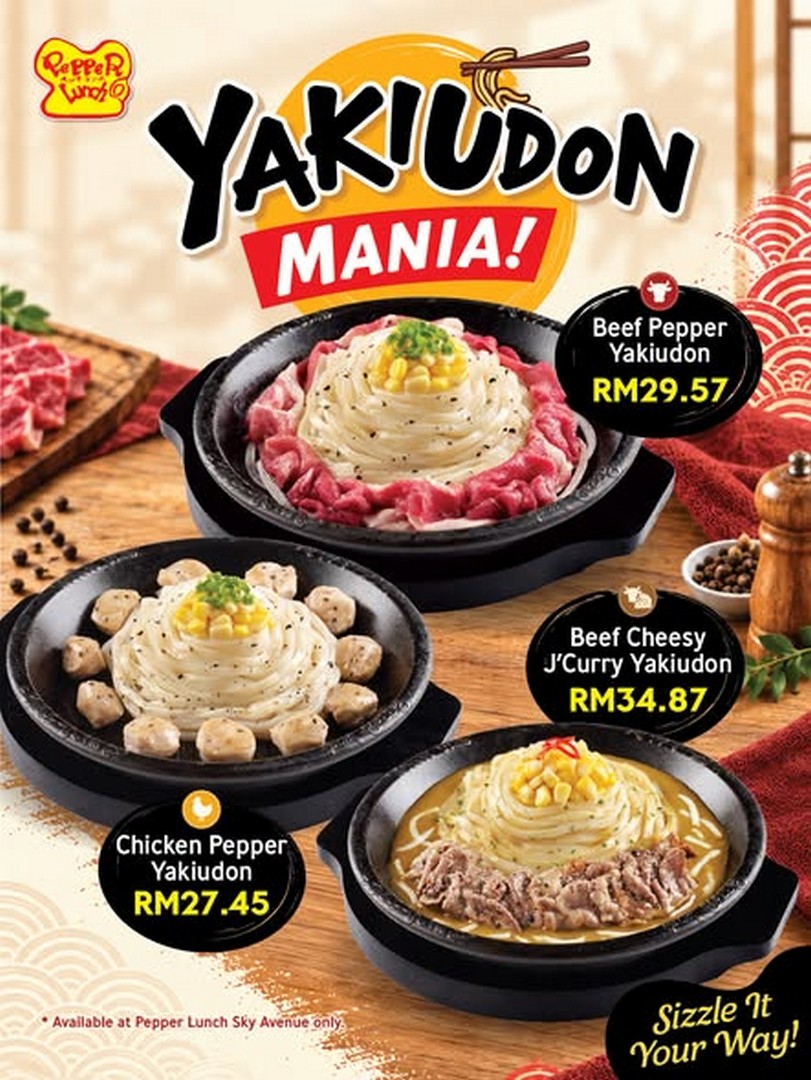 Pepper-Lunch-Malaysia-Yakiudon-Mania-Promotion-Featuring-Beef-1 12 October 2026 Onwards: Pepper Lunch Malaysia: Yakiudon Mania Promotion Featuring Beef Pepper Yakiudon, Chicken Pepper Yakiudon and Beef Cheesy J’Curry Yakiudon at Selected Outlets
