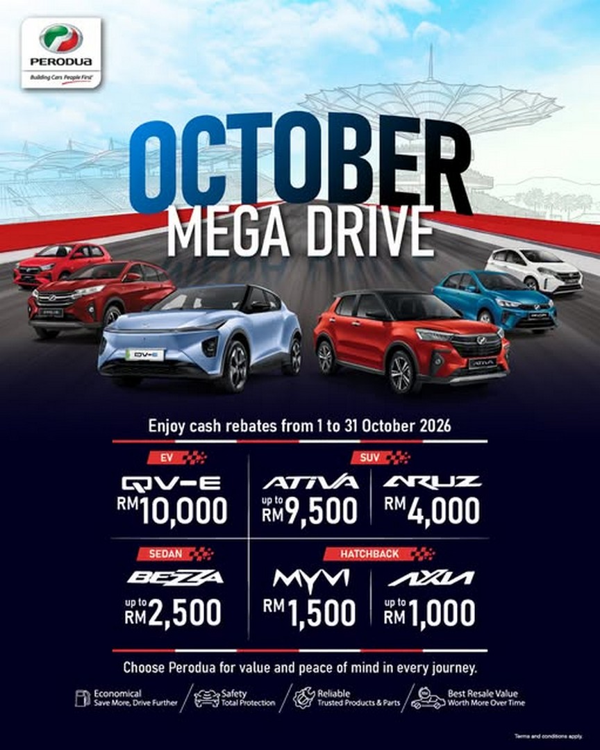 Perodua-Mega-Drive-Promotion-–-Enjoy-Savings-of-Up-to-RM10000 1-31 October 2026: Perodua: Mega Drive Promotion – Enjoy Savings of Up to RM10,000 on Selected Perodua Models
