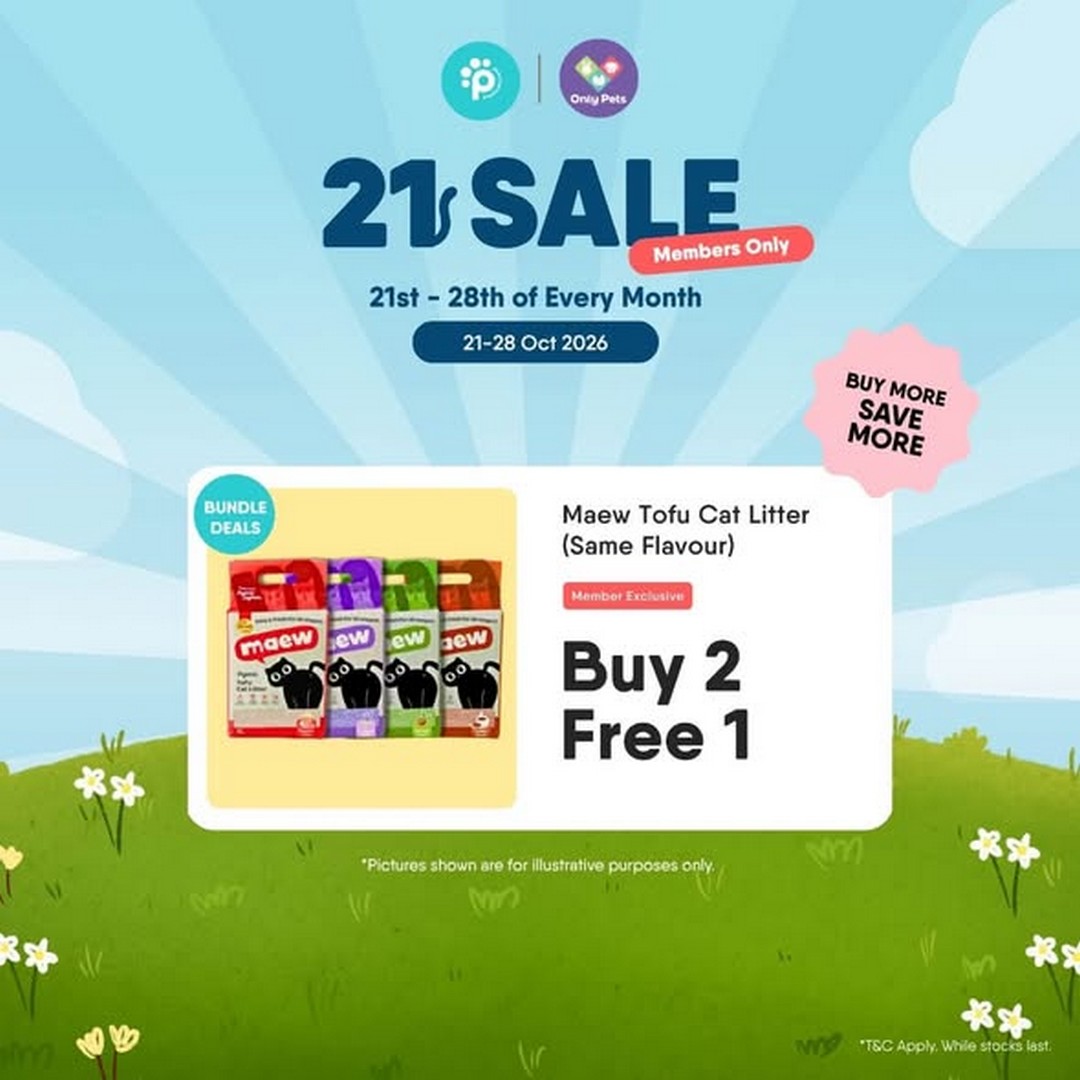 Pets.twentyone-Members-Promotion-–-Limited-Time-Cat-Essentials-Deals-3 21–28 October 2026: Pets.twentyone Members’ Promotion – Limited-Time Cat Essentials Deals at All Outlets in Malaysia