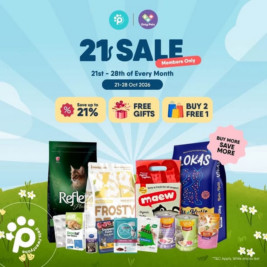 Pets.twentyone-Members-Promotion-–-Limited-Time-Cat-Essentials-Deals 21–28 October 2026: Pets.twentyone Members’ Promotion – Limited-Time Cat Essentials Deals at All Outlets in Malaysia