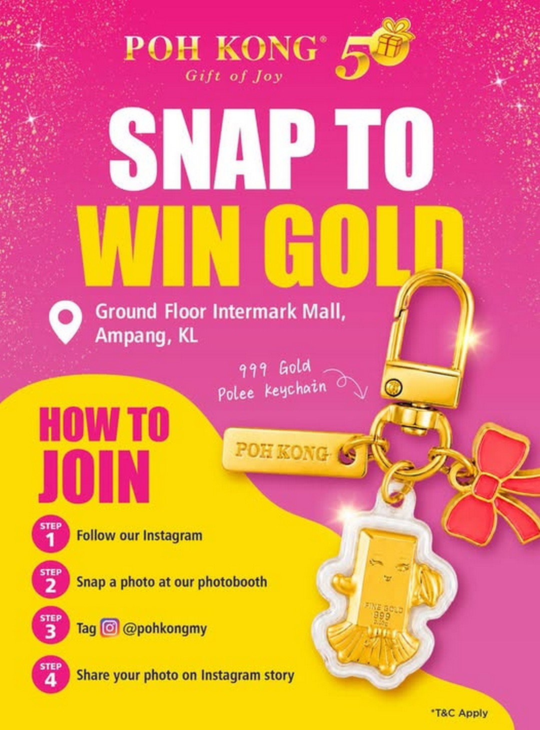 Poh-Kong-Win-a-999-24K-Polee-Gold-Keychain-with-a-Photo-Booth-Giveaway 6-18 October 2026: Poh Kong: Win a 999/24K Polee Gold Keychain with a Photo Booth Giveaway at Intermark Mall, Ampang, Kuala Lumpur