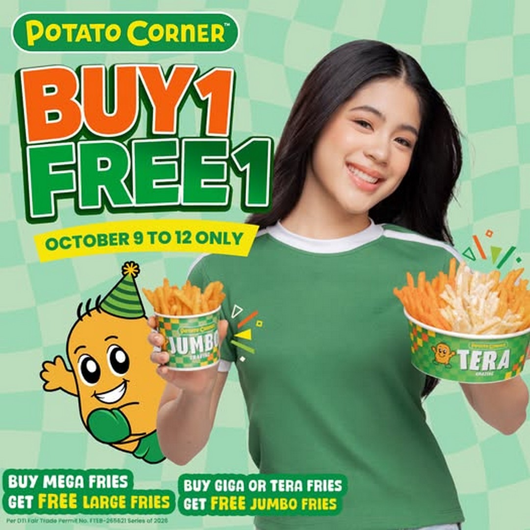 Potato-Corner-Pocos-Birthday-Blowout-Buy-1-Get-1-FREE-Fries-Promotion 9-12 October 2026: Potato Corner: Poco's Birthday Blowout Buy 1, Get 1 FREE Fries Promotion in Malaysia – Limited-Time Offer