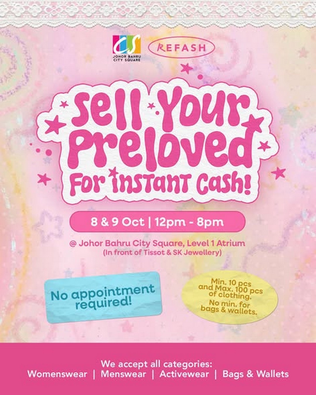 REFASH-Malaysia-Preloved-Market-Sale-Instant-Cash-Payout 8-9 October 2026: REFASH Malaysia: Preloved Market Sale & Instant Cash Payout