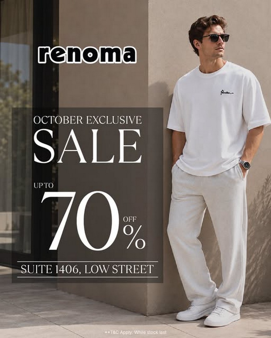 Renoma-Special-Sale-–-Up-to-70-Savings 1-31 October 2026: Renoma: Special Sale – Up to 70% Savings at Genting Highlands Premium Outlets