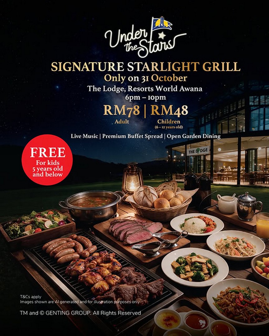 Resorts-World-Genting-BBQ-Buffet-Promotion-from-RM78-per-Adult 31 October 2026: Resorts World Genting: BBQ Buffet Promotion from RM78 per Adult at The Lodge, Resorts World Awana