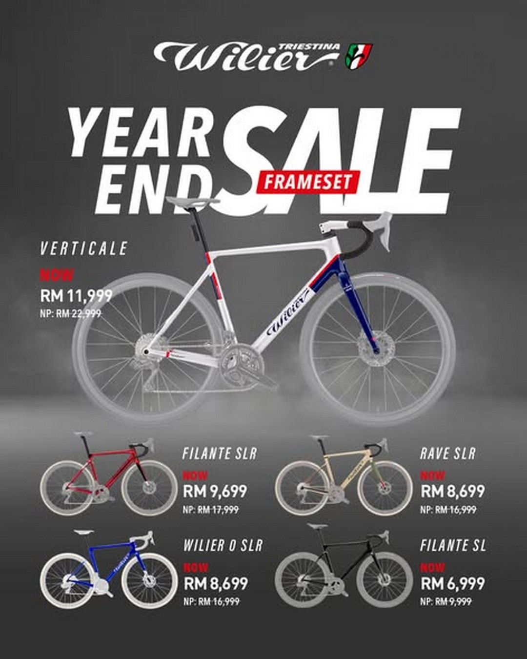 Rodalink-Malaysia-Wilier-Triestina-Italian-Race-Bike-Frameset-Clearance 2 October 2026 onwards: Rodalink Malaysia: Wilier Triestina Italian Race Bike Frameset Clearance Promotion with Special Year-End Prices at Selected Outlets