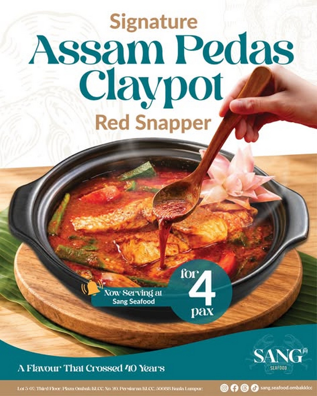 SANG-Seafood-OMBAK-KLCC-Seafood-Promotion-1 31 October 2026 onwards: SANG Seafood OMBAK KLCC Seafood Promotion – Value Set Meals for 4 or 6 Pax from RM358 with Live Crab, Fish & Prawns