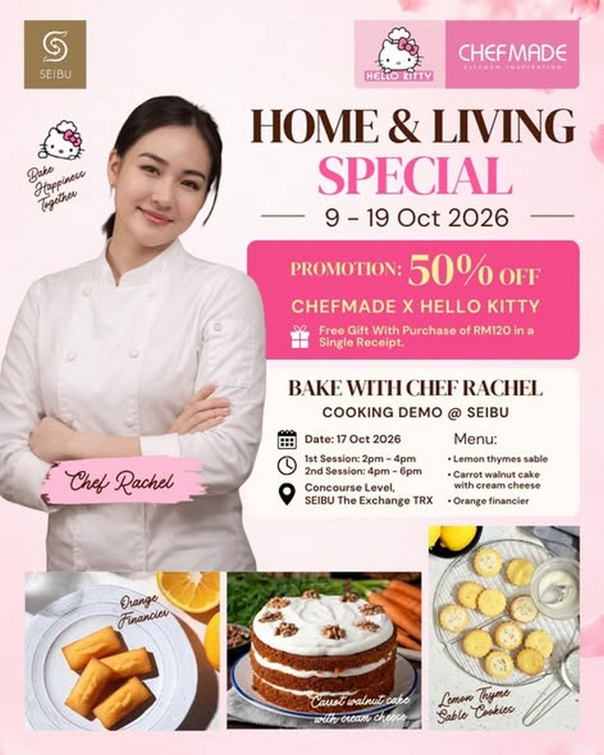 SEIBU-Home-Living-Special-Cooking-Demos-and-Kitchen-Inspiration-Promotion-2 9-19 October 2026: SEIBU: Home & Living Special Cooking Demos and Kitchen Inspiration Promotion at SEIBU The Exchange TRX