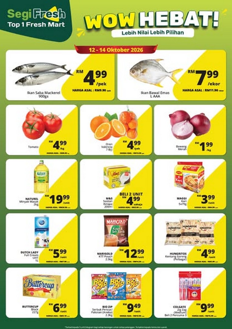 Segi-Fresh-Opening-Promotion-at-Segi-Fresh-Top-1-Fresh-Mart-1 12-18 October 2026: Segi Fresh: Opening Promotion at Segi Fresh Top 1 Fresh Mart Taman Kawan, Bidor – Fresh Chicken at RM4.99, Grocery Bargains and Collect & Redeem Rewards for Members
