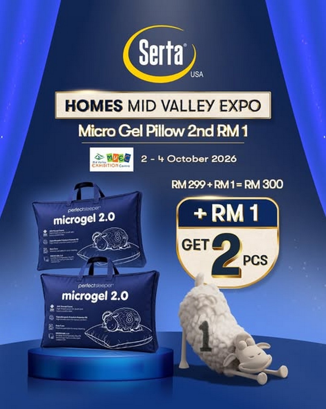 Serta-Malaysia-Up-to-50-OFF-Serta-Chirocare-Pro-2 2–4 October 2026: Serta Malaysia: Up to 50% OFF Serta Chirocare Pro, Family Packages from RM9,999 and 2nd Micro Gel Pillow for RM1 at Mid Valley Exhibition Centre