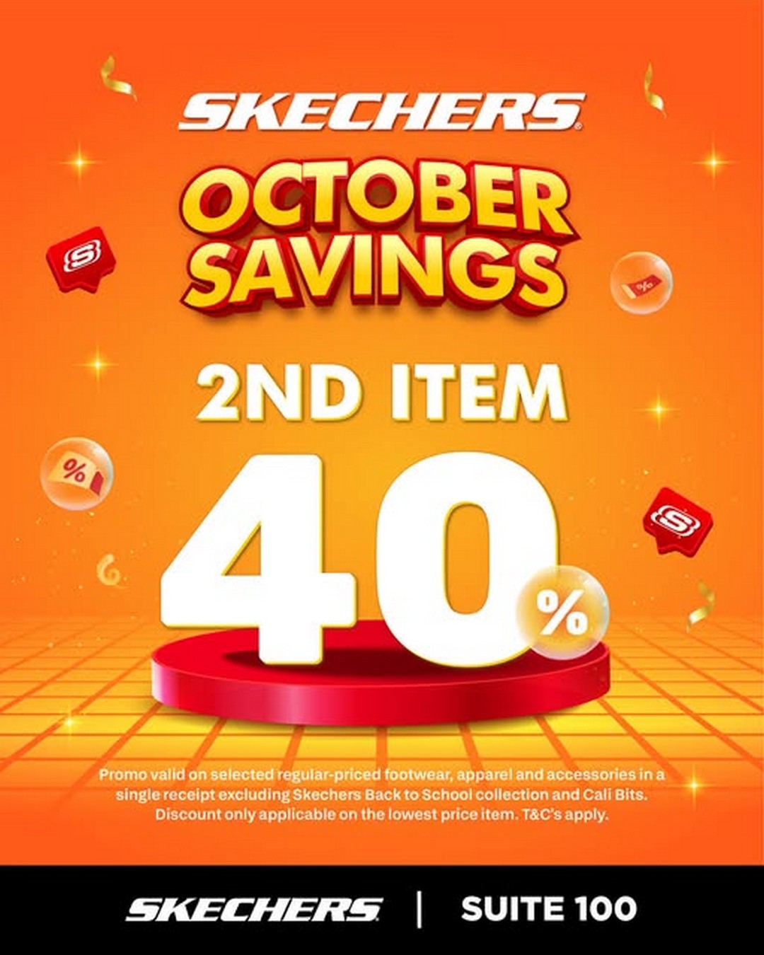 Skechers-Special-Sale-with-40-Savings-on-Second-Selected-Item 1-13 October 2026: Skechers: Special Sale with 40% Savings on Second Selected Item at Genting Highlands Premium Outlets