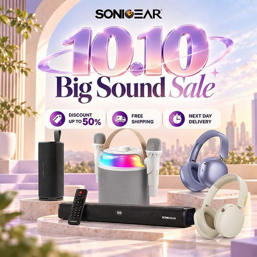 SonicGear-Malaysia-10.10-Sale-Promotion-on-Audio-Products 7 October 2026 onwards: SonicGear Malaysia: 10.10 Sale Promotion on Audio Products, Shop Online at SonicGear
