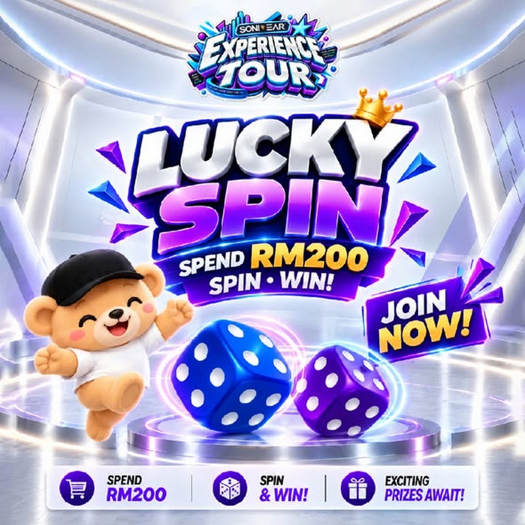 SonicGear-Malaysia-Experience-Tour-Roadshow-2026-Promotion-1 22 October–8 November 2026: SonicGear Malaysia Experience Tour Roadshow 2026 Promotion at AEON IOI City Mall with Up to 50% Rebate, Free Gifts and Lucky Spin