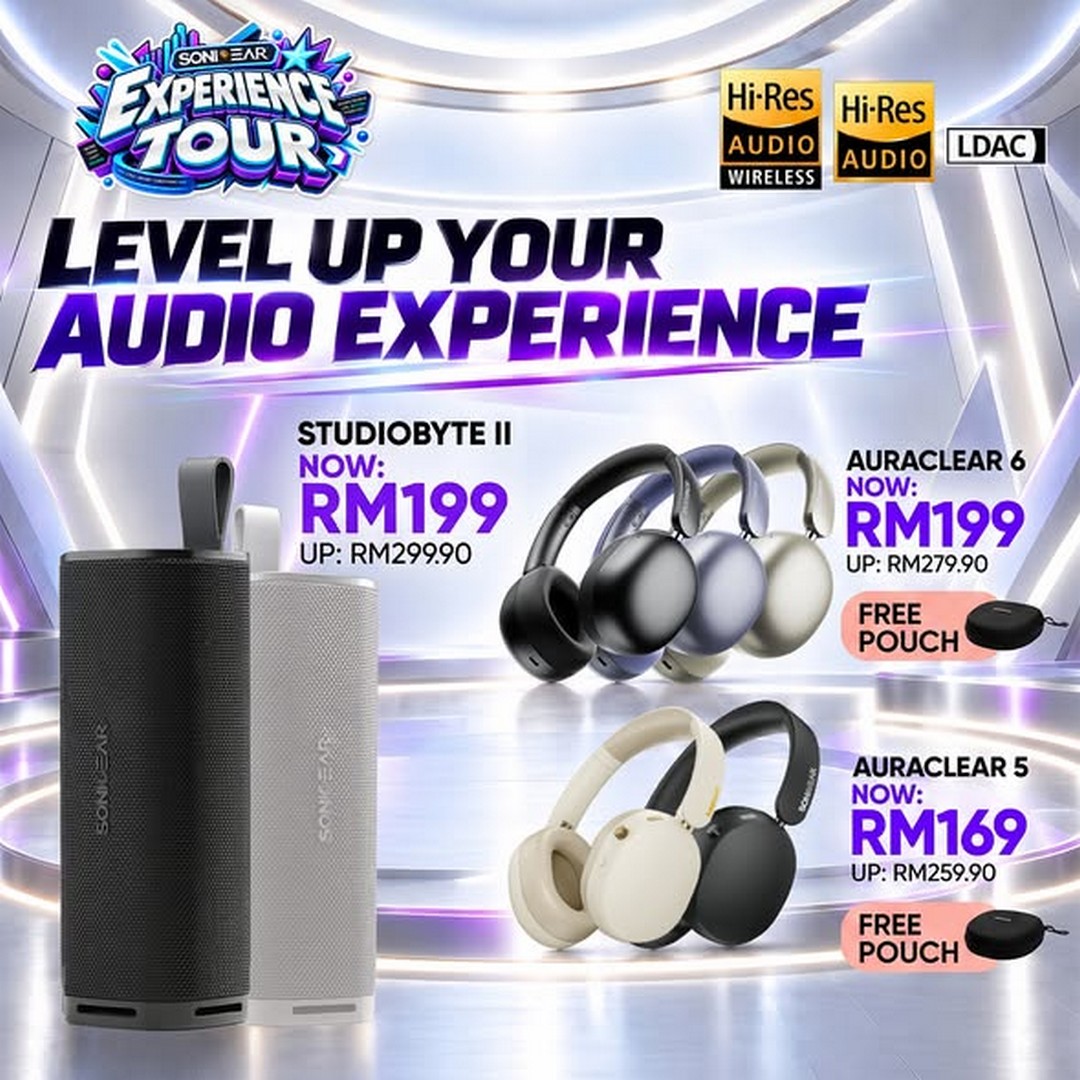 SonicGear-Malaysia-Experience-Tour-Roadshow-2026-Promotion-3 22 October–8 November 2026: SonicGear Malaysia Experience Tour Roadshow 2026 Promotion at AEON IOI City Mall with Up to 50% Rebate, Free Gifts and Lucky Spin