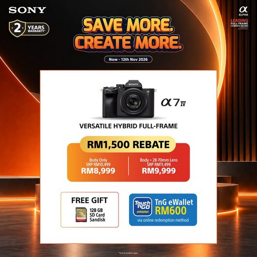 Sony-Malaysia-Save-More-Create-More-with-Camera-Rebates-2 Now till 12 November 2026: Sony Malaysia: Save More, Create More with Camera Rebates, Free Gifts and Touch ‘n Go eWallet Rewards