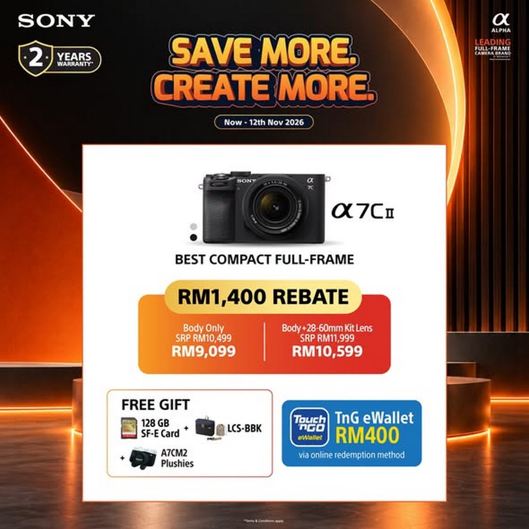 Sony-Malaysia-Save-More-Create-More-with-Camera-Rebates Now till 12 November 2026: Sony Malaysia: Save More, Create More with Camera Rebates, Free Gifts and Touch ‘n Go eWallet Rewards