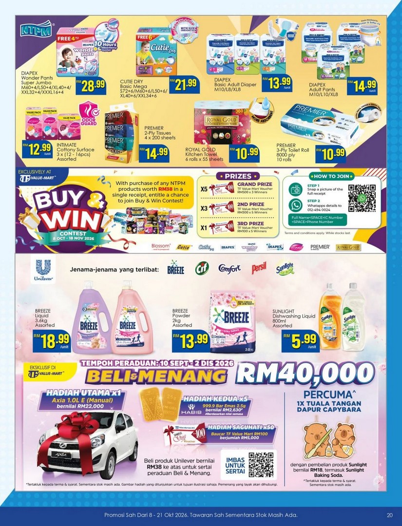 TF-Value-Mart-Ahli-Infinite-Promotion-with-Deals-20 8-21 October 2026: TF Value-Mart: Ahli Infinite Promotion with Deals from RM1.89, Buy 1 Free 1 Offers and Member Savings