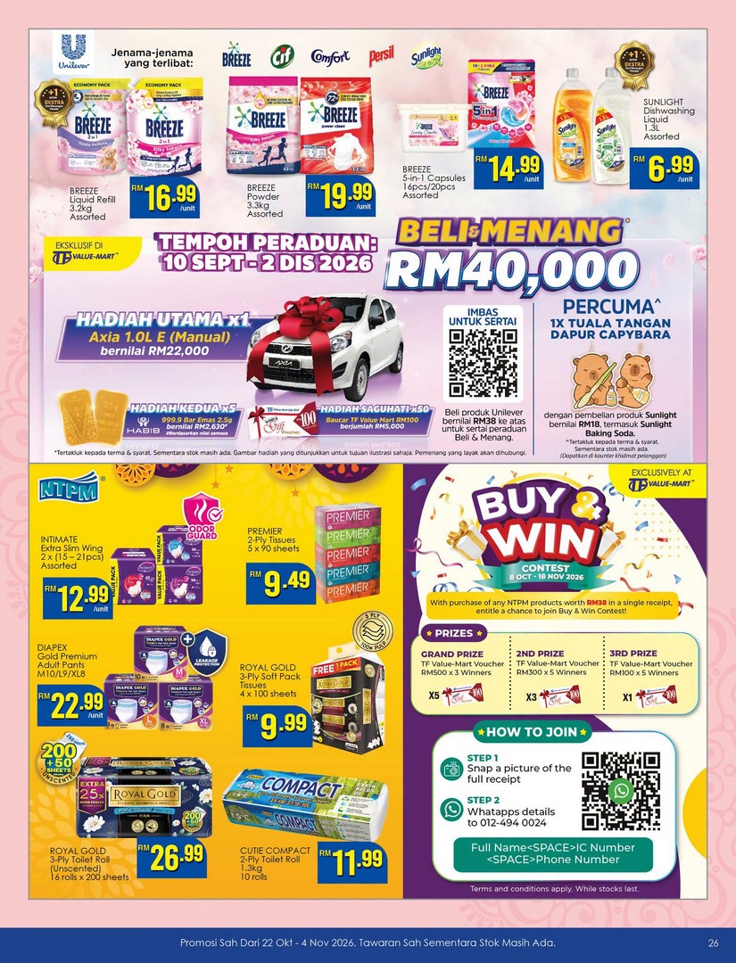 TF-Value-Mart-Malaysia-Deepavali-Promotion-25 22 October–4 November 2026: TF Value-Mart Malaysia Deepavali Promotion – Shop for Festive Essentials at Attractive Prices at All Branches