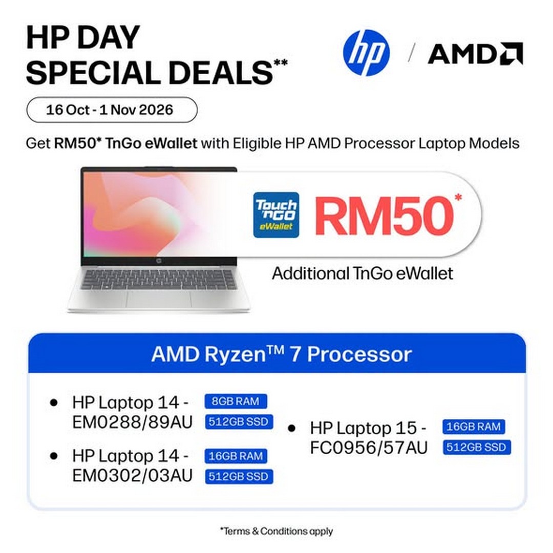TMT-Malaysia-HP-Day-Promotion-–-Get-Up-to-RM200-Touch-2 16 October–1 November 2026: TMT Malaysia HP Day Promotion – Get Up to RM200 Touch ’n Go eWallet Credit with Selected HP Laptops, AI PCs and HyperX OMEN Gaming Products at HP Plaza Low Yat, Pavilion Bukit Jalil and i-City
