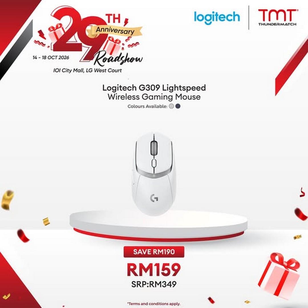 TMT-Malaysia-Logitech-Sale-Promotion-with-Savings-of-Up-1 14-18 October 2026: TMT Malaysia: Logitech Sale Promotion with Savings of Up to RM480 at IOI City Mall