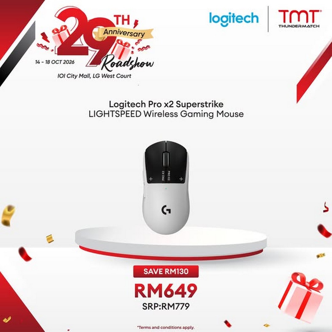 TMT-Malaysia-Logitech-Sale-Promotion-with-Savings-of-Up-2 14-18 October 2026: TMT Malaysia: Logitech Sale Promotion with Savings of Up to RM480 at IOI City Mall