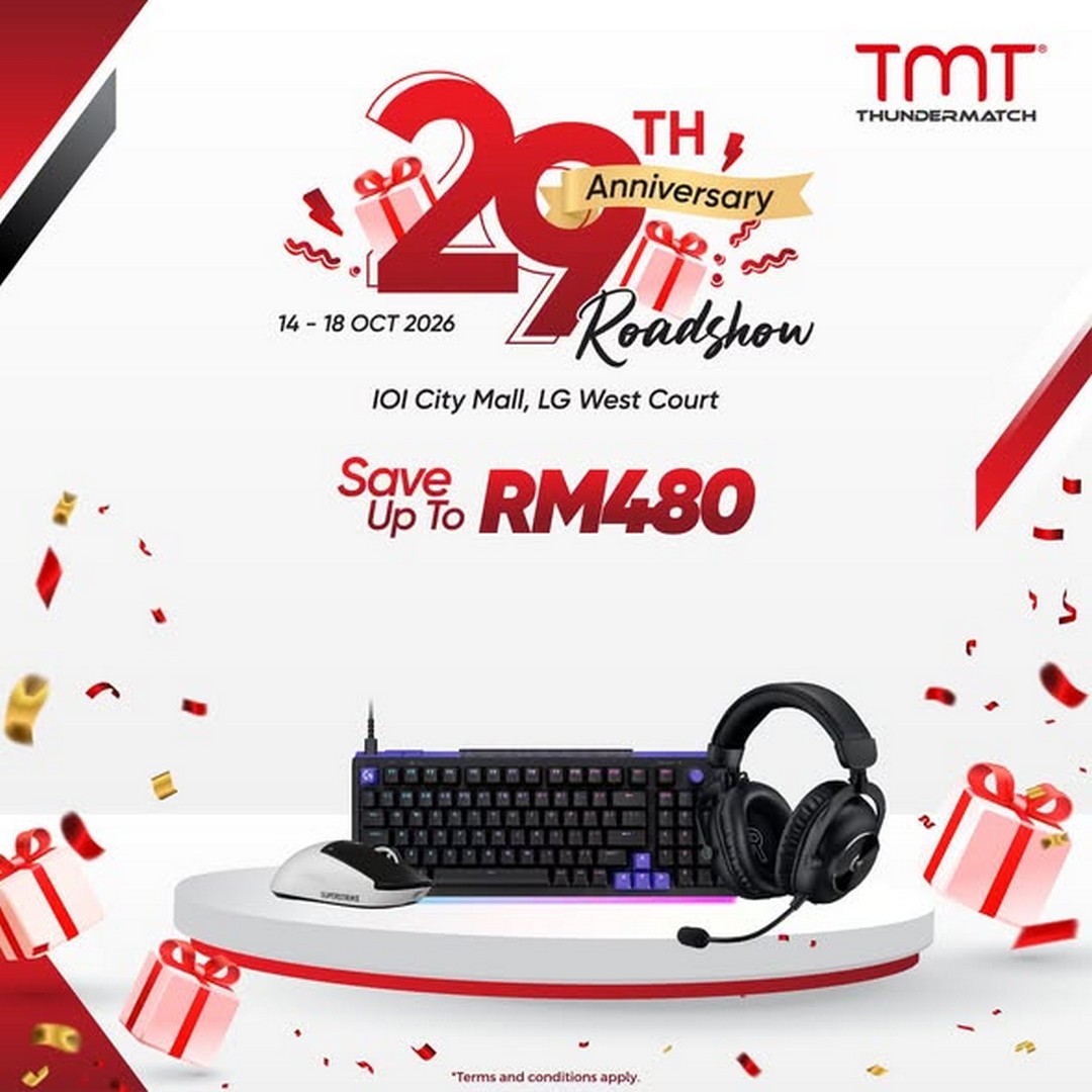 TMT-Malaysia-Logitech-Sale-Promotion-with-Savings-of-Up 14-18 October 2026: TMT Malaysia: Logitech Sale Promotion with Savings of Up to RM480 at IOI City Mall
