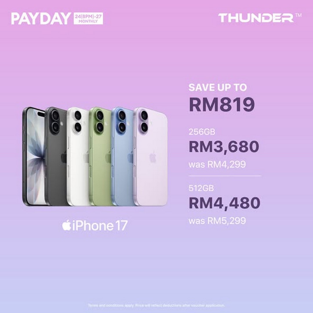 TMT-Malaysia-Thunder-Lazada-10.25-Payday-Sale-2 24-27 October 2026: TMT Malaysia Thunder Lazada 10.25 Payday Sale – Save Up to RM2,449 on Apple Products at Thunder Lazada Store from 8PM on 24 October