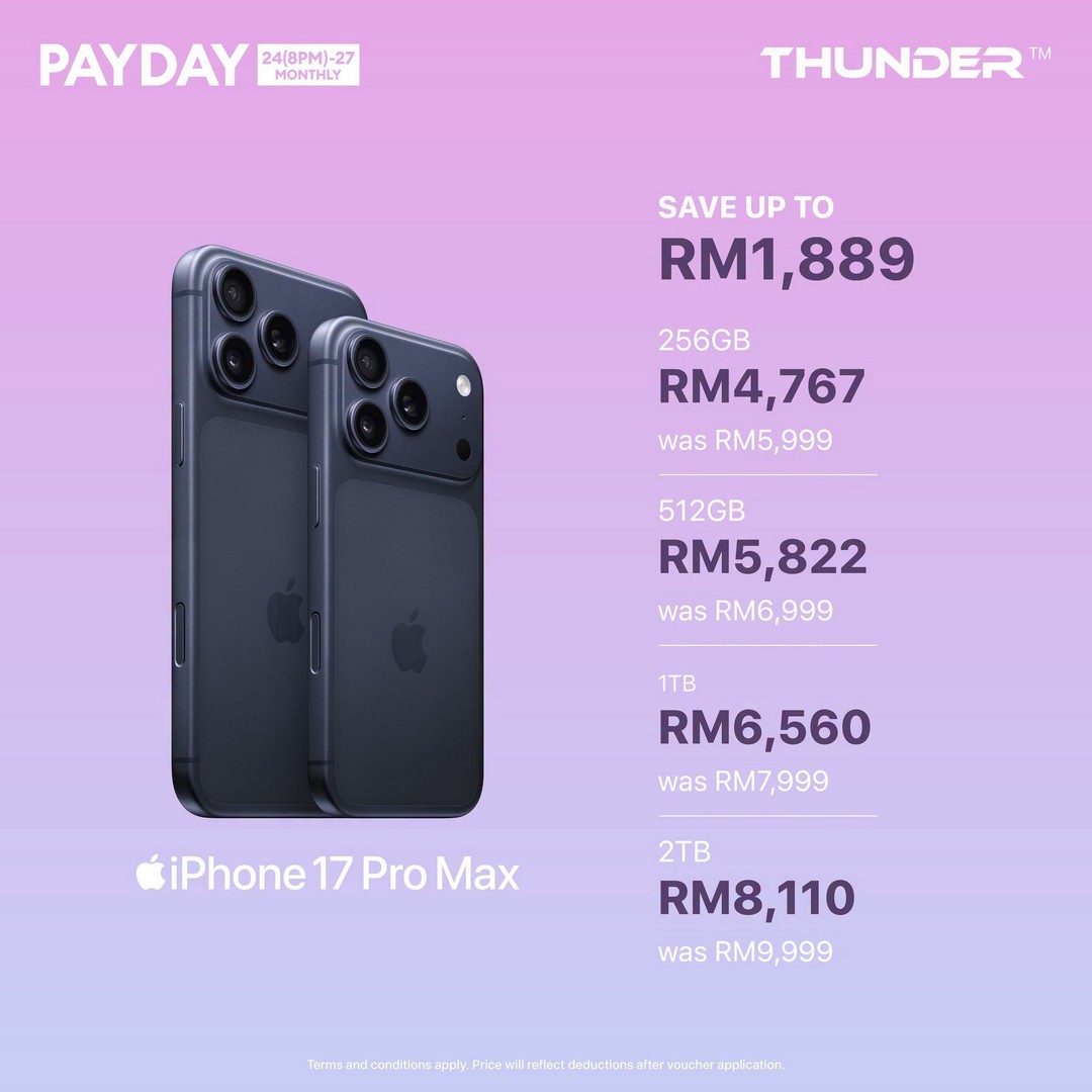 TMT-Malaysia-Thunder-Lazada-10.25-Payday-Sale-6 24-27 October 2026: TMT Malaysia Thunder Lazada 10.25 Payday Sale – Save Up to RM2,449 on Apple Products at Thunder Lazada Store from 8PM on 24 October