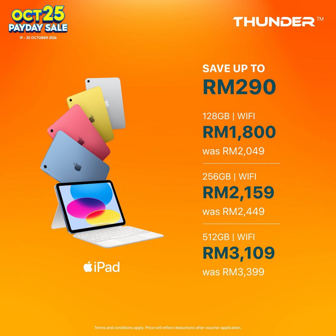 TMT-Malaysia-Thunder-Shopee-10.25-Payday-Sale-8 19–25 October 2026: TMT Malaysia Thunder Shopee 10.25 Payday Sale – Save Up to RM1,840 on Apple Products with Shopee Vouchers