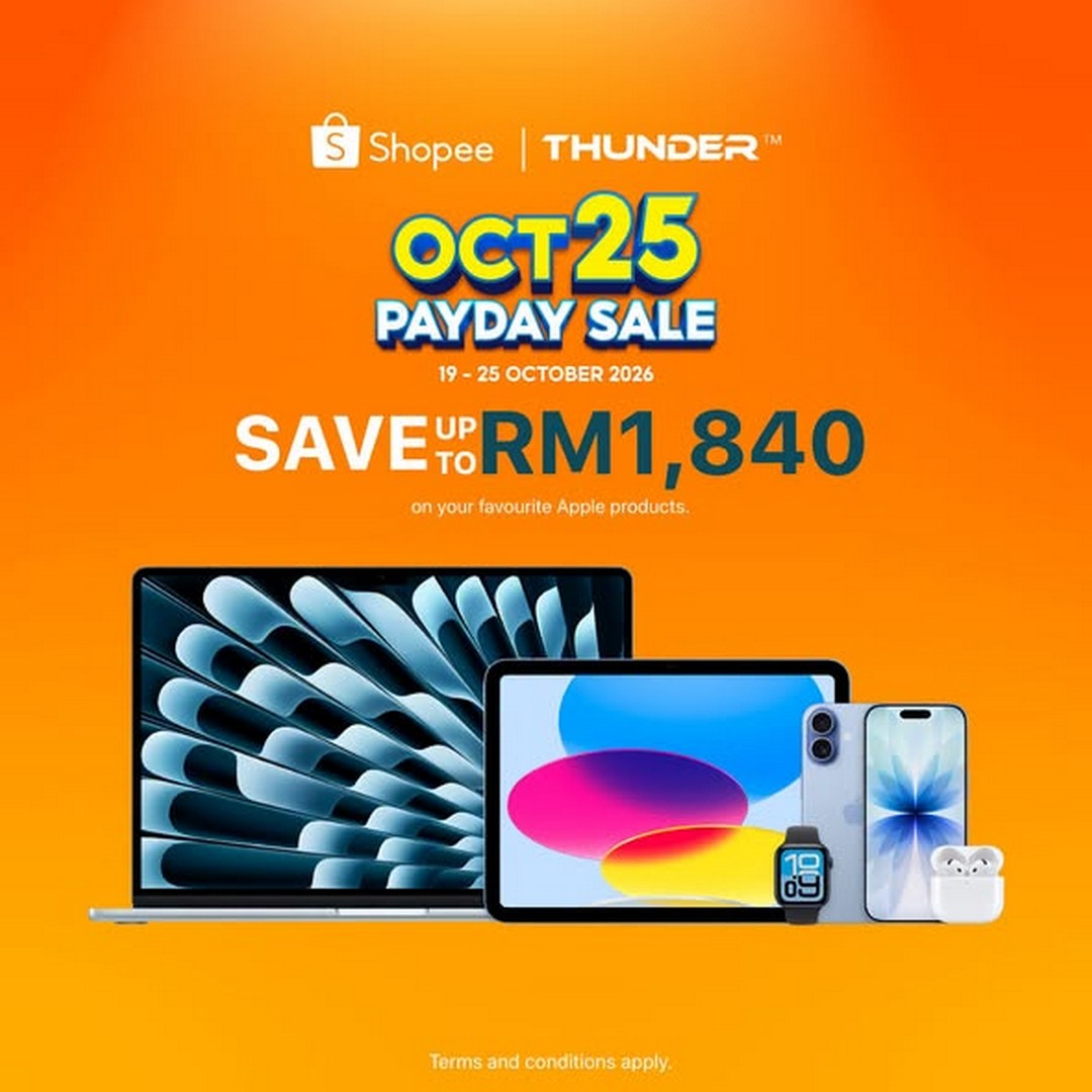TMT-Malaysia-Thunder-Shopee-10.25-Payday-Sale 19–25 October 2026: TMT Malaysia Thunder Shopee 10.25 Payday Sale – Save Up to RM1,840 on Apple Products with Shopee Vouchers