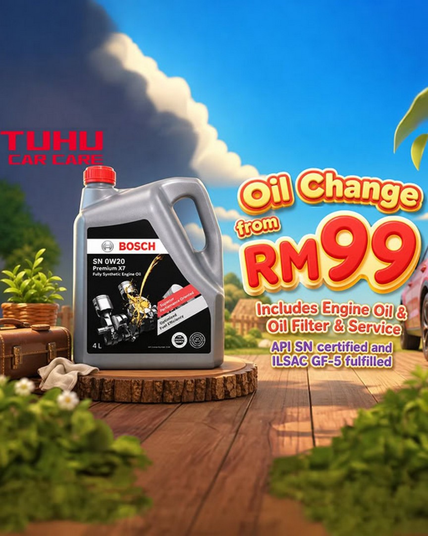 TUHU-Car-Care-RM99-Oil-Change-Promotion 12 October 2026 onwards: TUHU Car Care RM99 Oil Change Promotion – Affordable Car Maintenance, Professional Service and Less Waiting Time