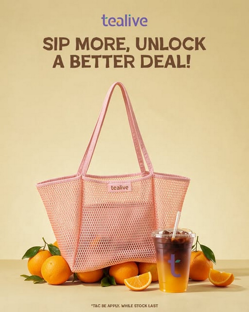 Tealive-Malaysia-Orange-Coffee-Tote-Bag-Promotion 16 October 2026 onwards: Tealive Malaysia: Orange Coffee Tote Bag Promotion – Get a Stylish Tote Bag from RM10.90 with Coffee Purchase