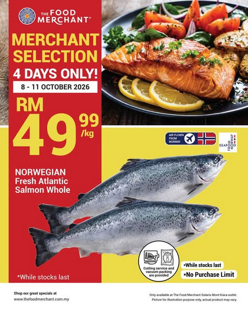 The-Food-Merchant-Norwegian-Fresh-Atlantic-Salmon-Promotion 8-11 October 2026: The Food Merchant: Norwegian Fresh Atlantic Salmon Promotion at Solaris Mont Kiara