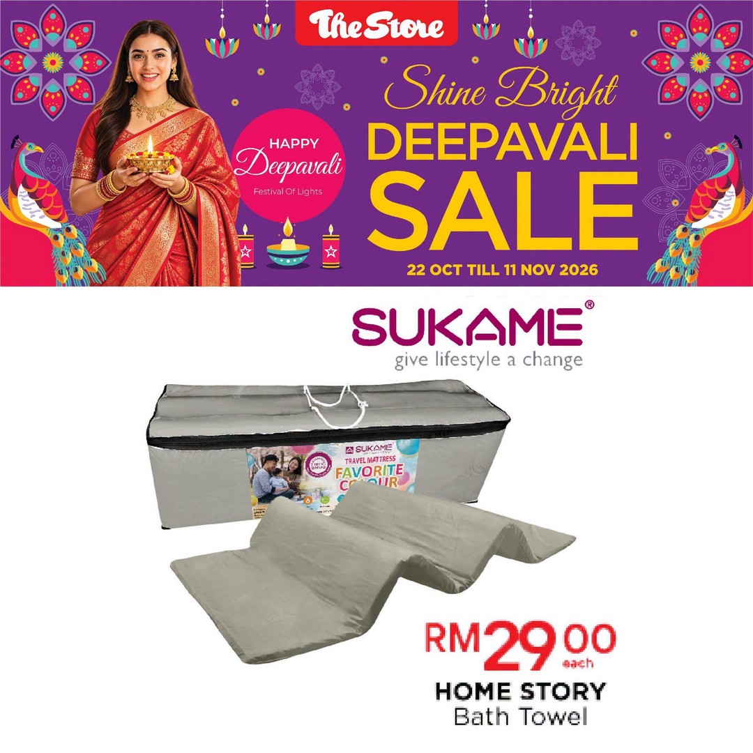 The-Store-Malaysia-Deepavali-Promotion-–-Up-to-80-Off-5 Now till 11 November 2026: The Store Malaysia Deepavali Promotion – Up to 80% Off Selected Branded Bedding Sets and Pillows at Selected Outlets