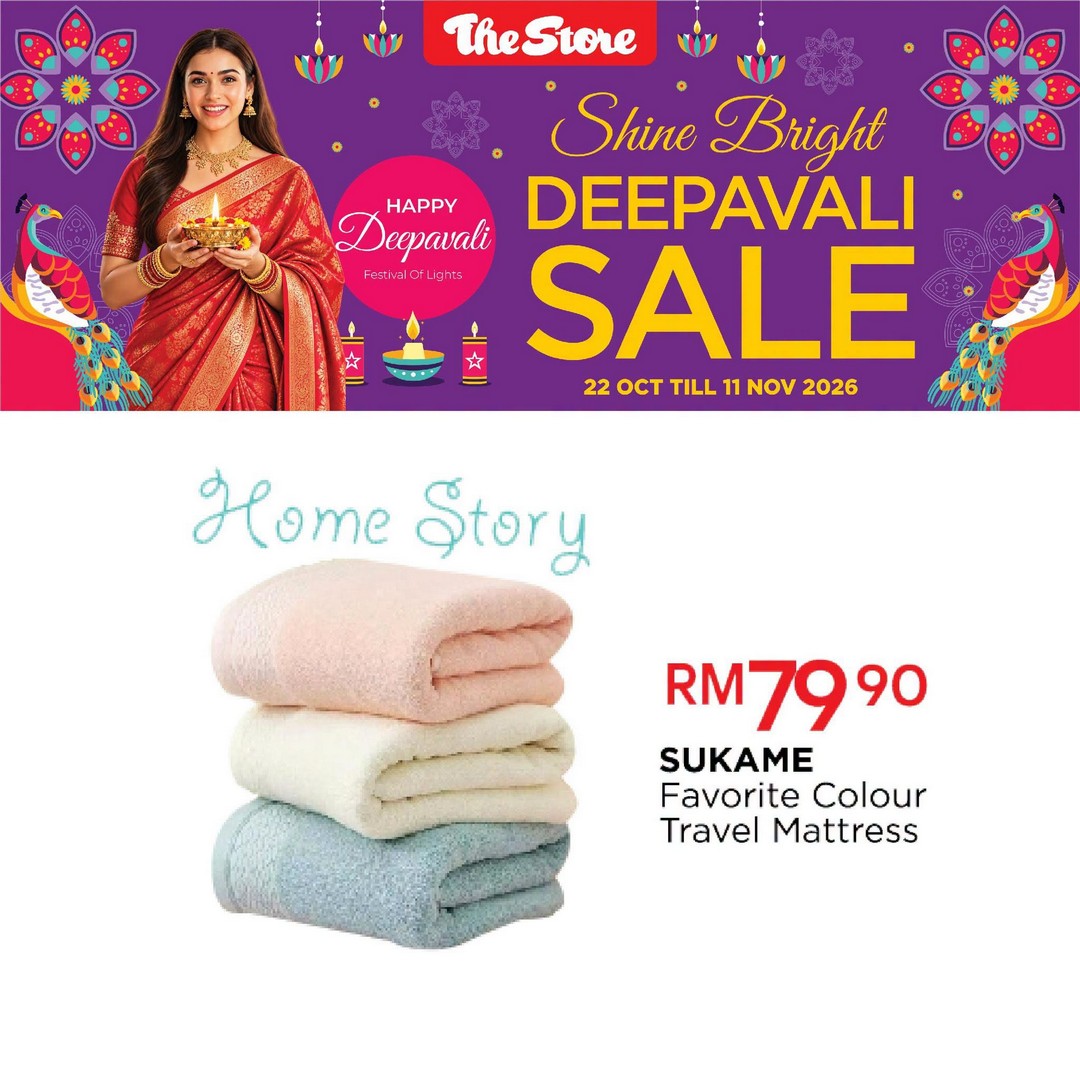 The-Store-Malaysia-Deepavali-Promotion-–-Up-to-80-Off-7 Now till 11 November 2026: The Store Malaysia Deepavali Promotion – Up to 80% Off Selected Branded Bedding Sets and Pillows at Selected Outlets