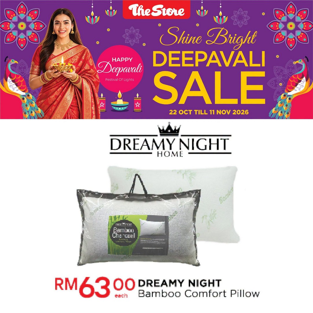 The-Store-Malaysia-Deepavali-Promotion-–-Up-to-80-Off-8 Now till 11 November 2026: The Store Malaysia Deepavali Promotion – Up to 80% Off Selected Branded Bedding Sets and Pillows at Selected Outlets