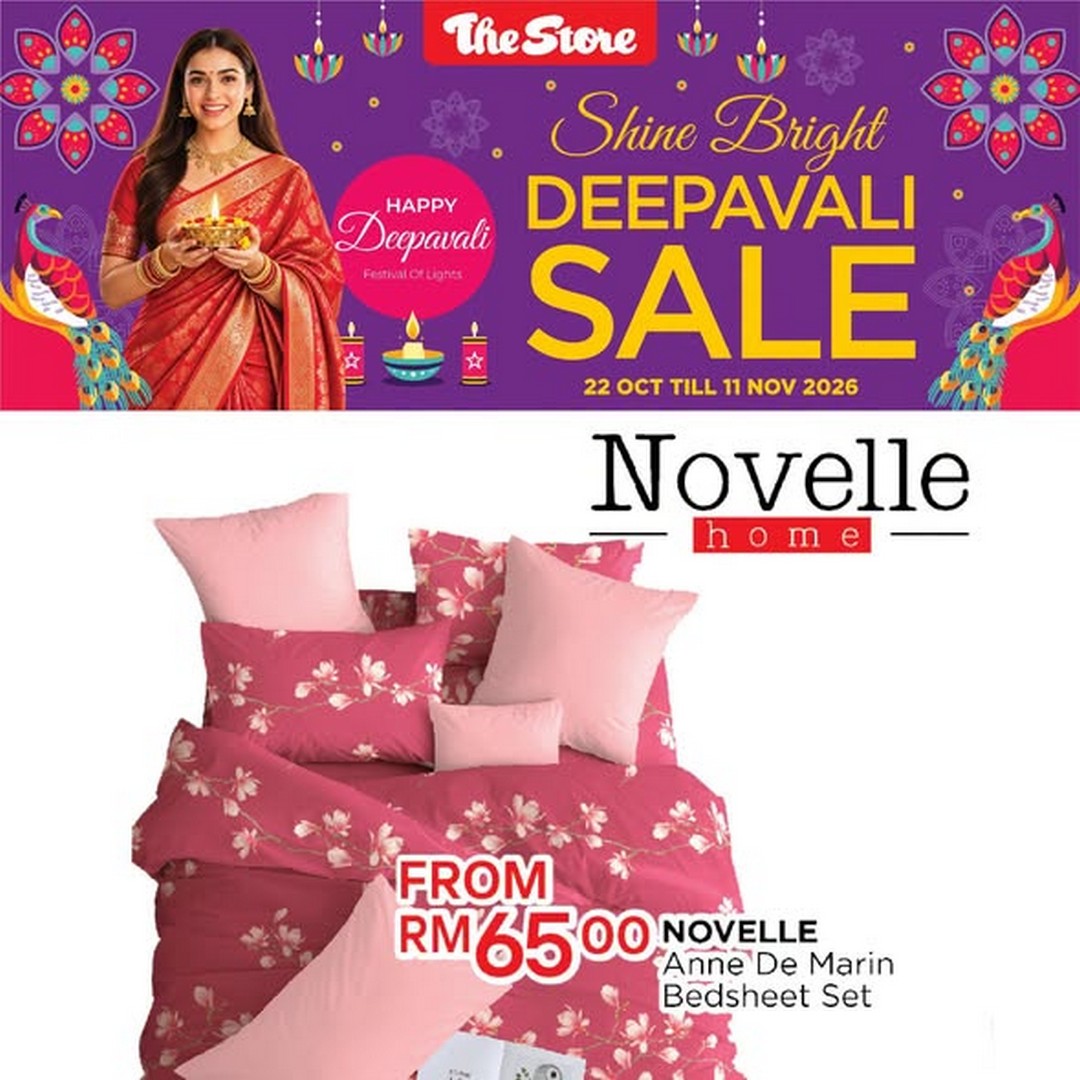 The-Store-Malaysia-Deepavali-Promotion-–-Up-to-80-Off Now till 11 November 2026: The Store Malaysia Deepavali Promotion – Up to 80% Off Selected Branded Bedding Sets and Pillows at Selected Outlets