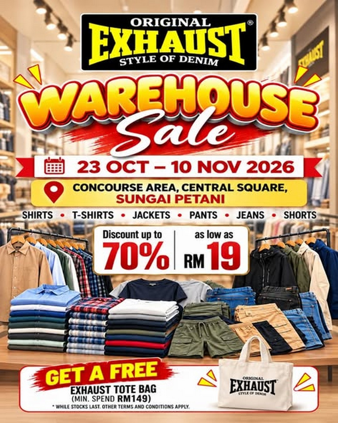 The-Store-Malaysia-Deepavali-Warehouse-Sale-2 23 October–10 November 2026: The Store Malaysia Deepavali Warehouse Sale – Up to 80% Off Selected Brands