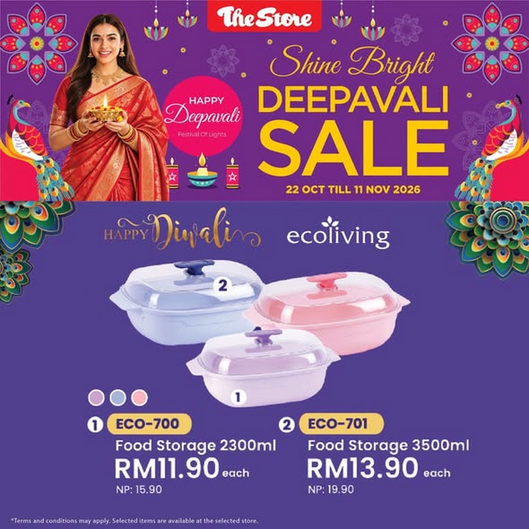 The-Store-Malaysia-Ecoliving-Deepavali-Promotion-2 Now Till 11 November 2026: The Store Malaysia Ecoliving Deepavali Promotion, Festive Dining Essentials for Your Home at Selected Outlets
