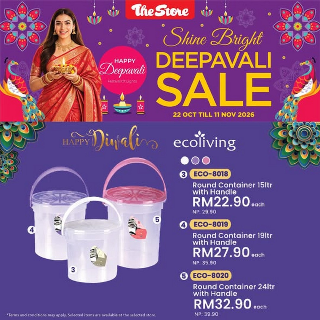 The-Store-Malaysia-Ecoliving-Deepavali-Promotion-3 Now Till 11 November 2026: The Store Malaysia Ecoliving Deepavali Promotion, Festive Dining Essentials for Your Home at Selected Outlets