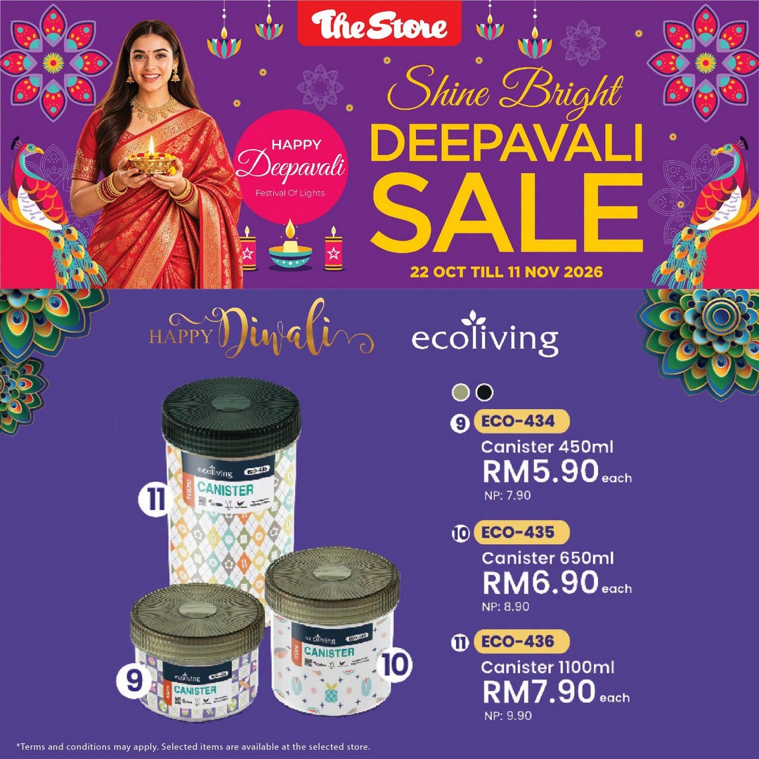 The-Store-Malaysia-Ecoliving-Deepavali-Promotion-5 Now Till 11 November 2026: The Store Malaysia Ecoliving Deepavali Promotion, Festive Dining Essentials for Your Home at Selected Outlets