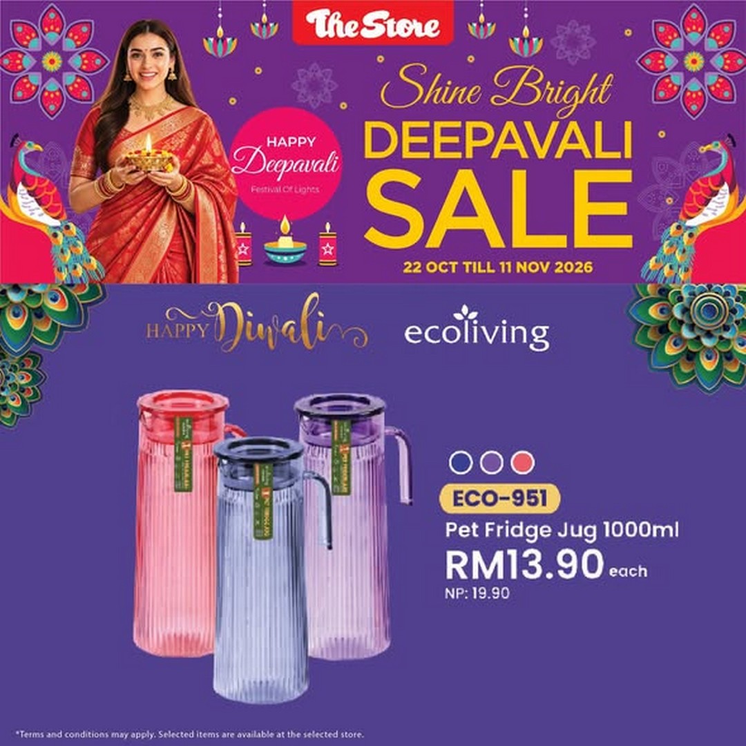 The-Store-Malaysia-Ecoliving-Deepavali-Promotion Now Till 11 November 2026: The Store Malaysia Ecoliving Deepavali Promotion, Festive Dining Essentials for Your Home at Selected Outlets