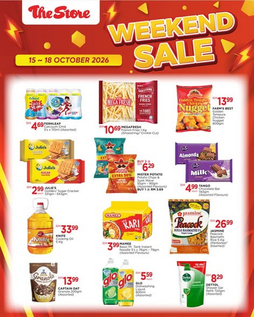 The-Store-Malaysia-Four-Day-Weekend-Sale-on-Groceries-1 15-18 October 2026: The Store Malaysia: Four-Day Weekend Sale on Groceries, Fashion, Shoes, Handbags and Home Essentials