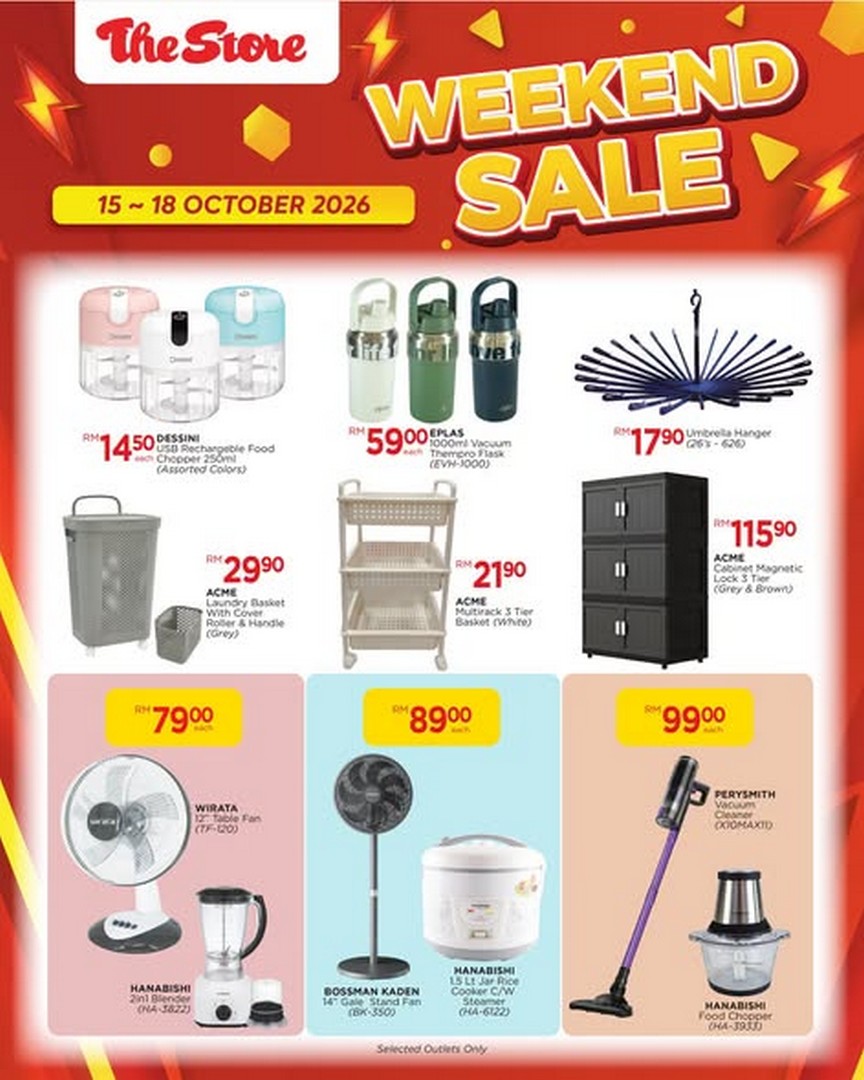 The-Store-Malaysia-Four-Day-Weekend-Sale-on-Groceries-2 15-18 October 2026: The Store Malaysia: Four-Day Weekend Sale on Groceries, Fashion, Shoes, Handbags and Home Essentials