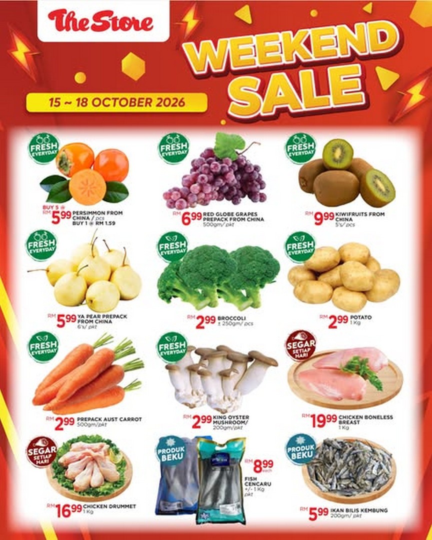 The-Store-Malaysia-Four-Day-Weekend-Sale-on-Groceries 15-18 October 2026: The Store Malaysia: Four-Day Weekend Sale on Groceries, Fashion, Shoes, Handbags and Home Essentials