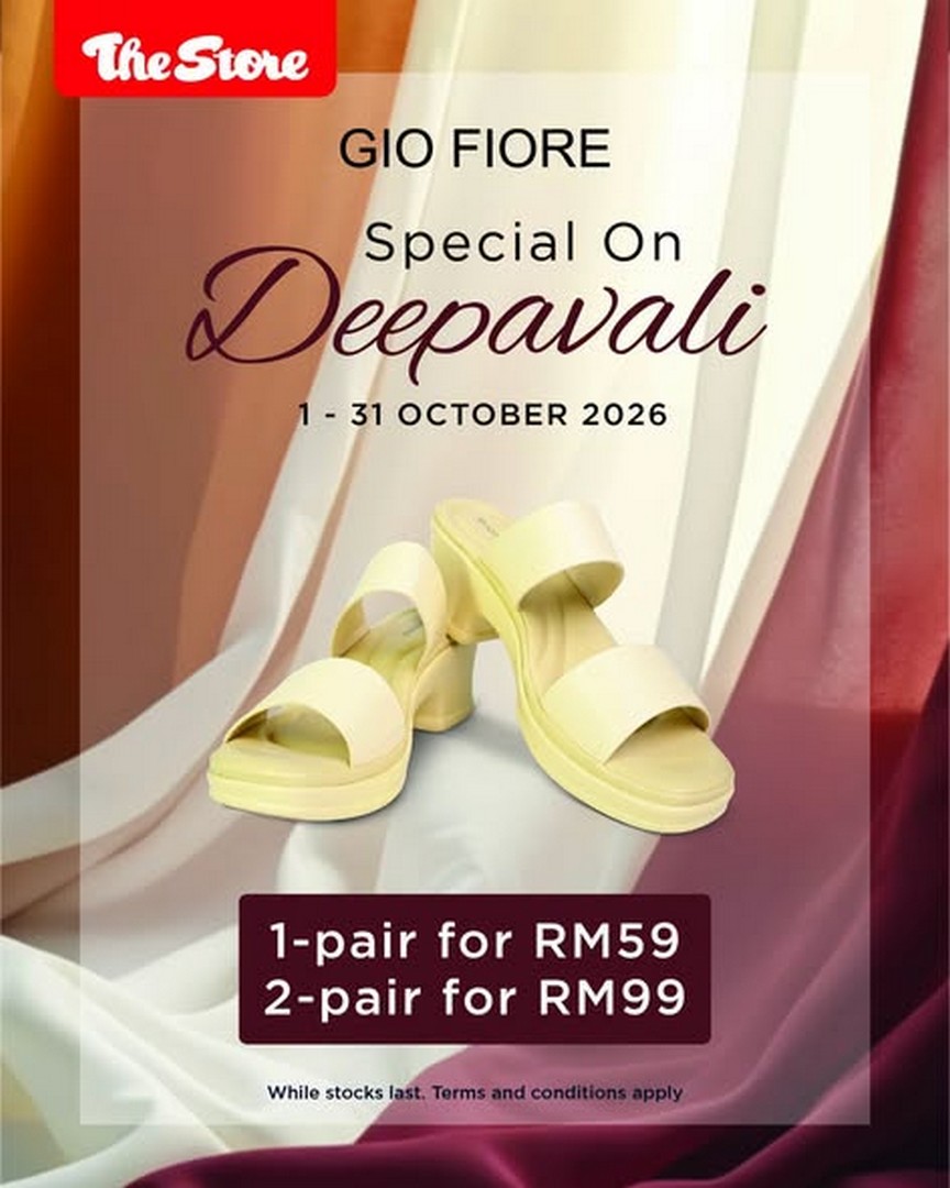 The-Store-Malaysia-GIO-FIORE-Deepavali-Promotion-with-Handbags-1 1-31 October 2026: The Store Malaysia: GIO FIORE Deepavali Promotion with Handbags from 2 for RM169 and Shoes from RM59